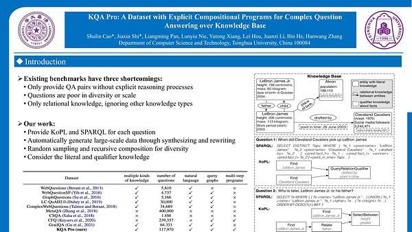 KQA Pro: A Dataset with Explicit Compositional Programs for Complex Question Answering over Knowledge Base