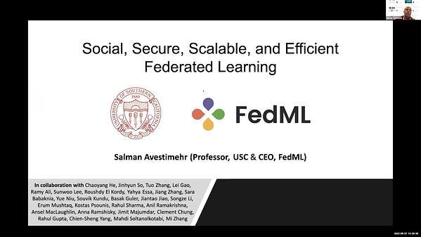 Social, Secure, Scalable, and Efficient Federated Learning