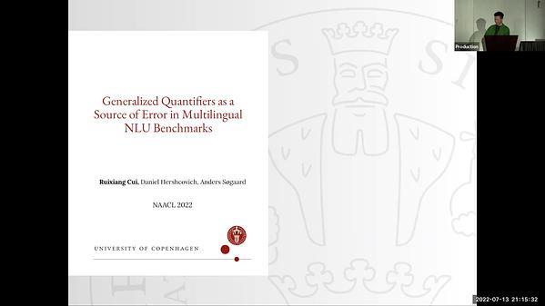 Generalized Quantifiers as a Source of Error in Multilingual NLU Benchmarks