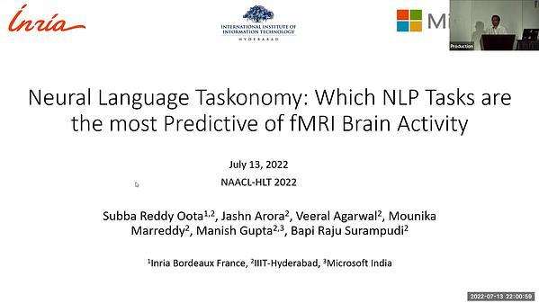 Neural Language Taskonomy: Which NLP Tasks are the most Predictive of fMRI Brain Activity?