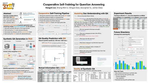 Cooperative Self-training of Machine Reading Comprehension