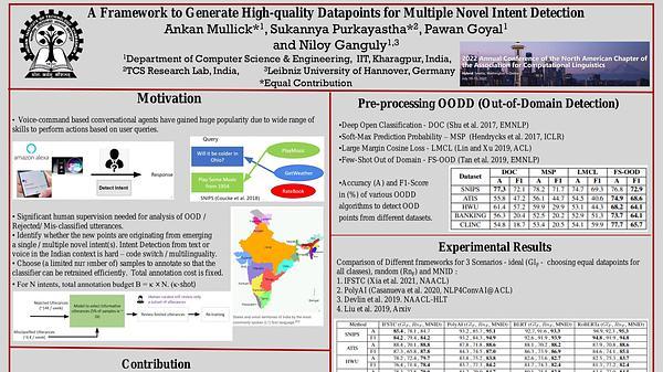 A Framework to Generate High-Quality Datapoints for Multiple Novel Intent Detection