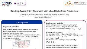 Dangling-Aware Entity Alignment with Mixed High-Order Proximities