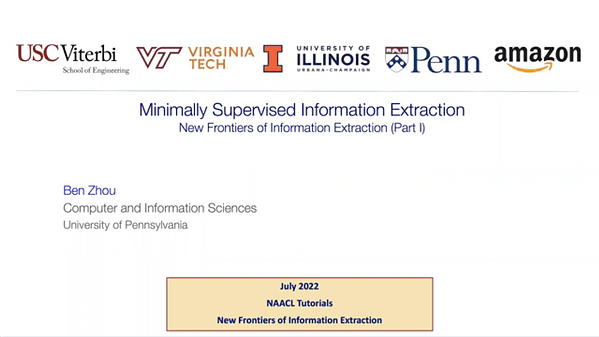 New Frontiers of Information Extraction