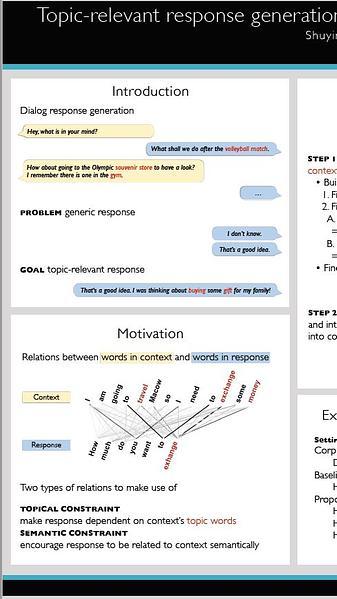 Topic-relevant response generation using optimal transport for an open-domain dialog system