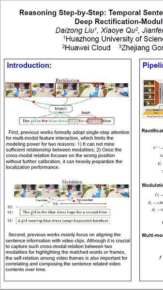 Reasoning Step-by-Step: Temporal Sentence Localization in Videos via Deep Rectification-Modulation Network