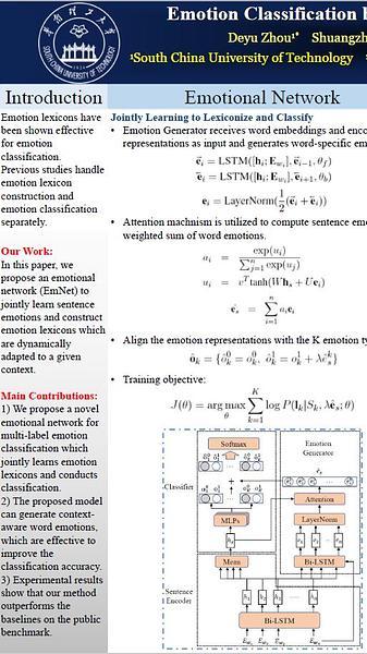 Emotion Classification by Jointly Learning to Lexiconize and Classify