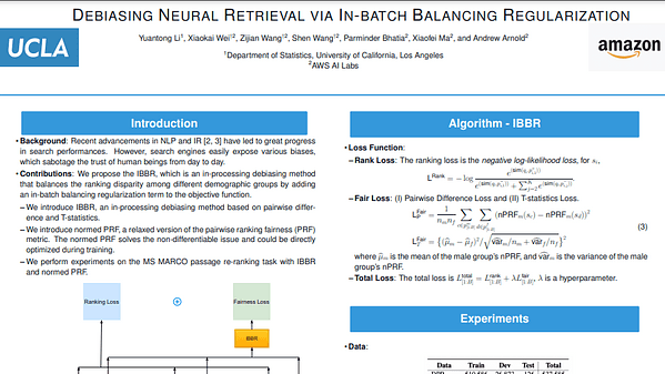 Debiasing Neural Retrieval via In-batch Balancing Regularization