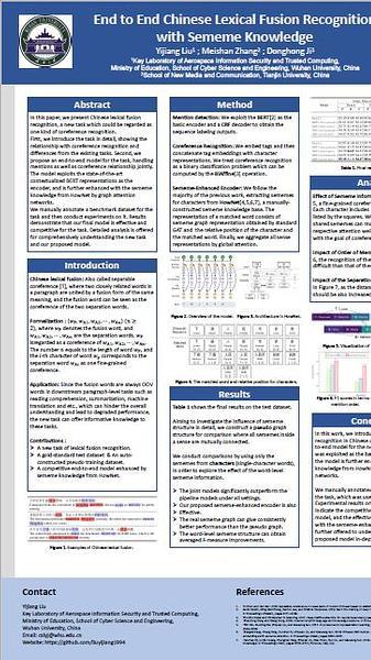 End to End Chinese Lexical Fusion Recognition with Sememe Knowledge