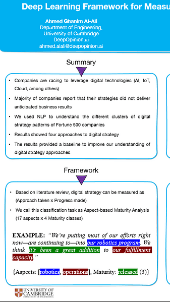 Deep Learning Framework for Measuring the Digital Strategy of Companies from Earnings Calls