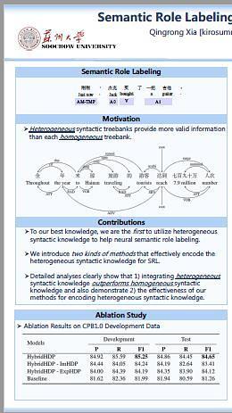 Semantic Role Labeling with Heterogeneous Syntactic Knowledge