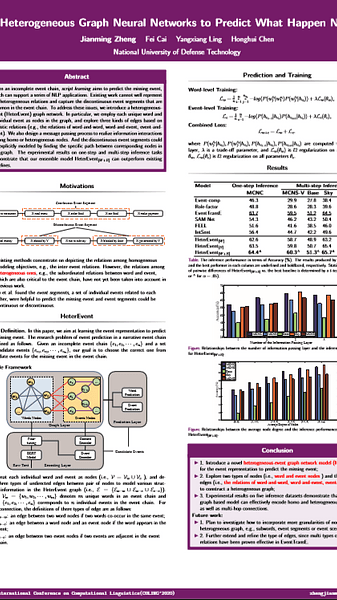 Heterogeneous Graph Neural Networks to Predict What Happen Next