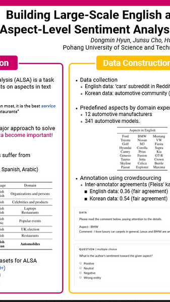 Building Large-Scale English and Korean Datasets for Aspect-Level Sentiment Analysis in Automotive Domain