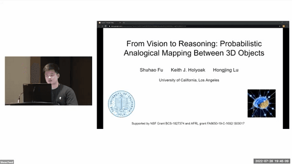 From Vision to Reasoning: Probabilistic Analogical Mapping Between 3D Objects