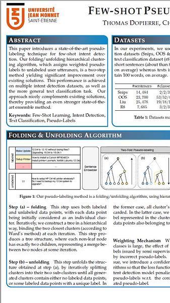 Few-Shot Pseudo-Labeling for Intent Detection