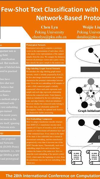 Few-Shot Text Classification with Edge-Labeling Graph NeuralNetwork-Based Prototypical Network