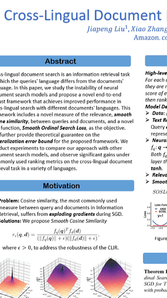 Cross-Lingual Document Retrieval with Smooth Learning