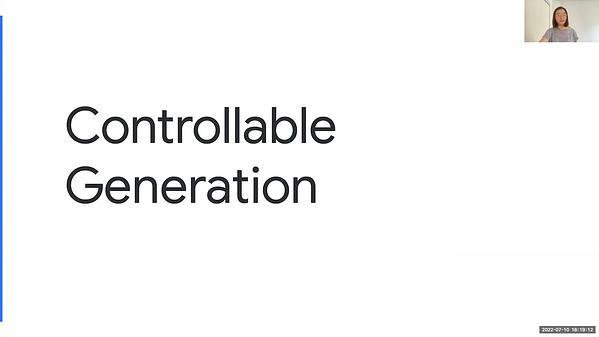 Controllable Generation