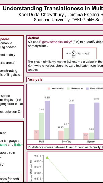 Understanding Translationese in Multi-view Embedding Spaces