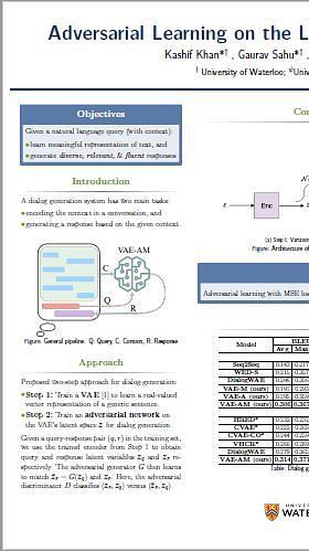 Adversarial Learning on the Latent Space for Diverse Dialog Generation