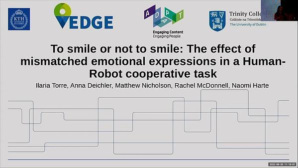 To smile or not to smile: The effect of mismatched emotional expressions in a Human-Robot cooperative task