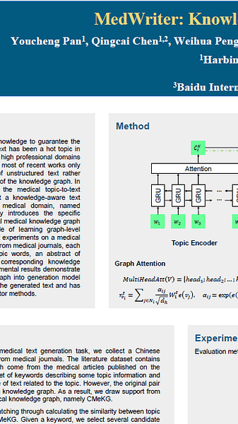 MedWriter: Knowledge-Aware Medical Text Generation