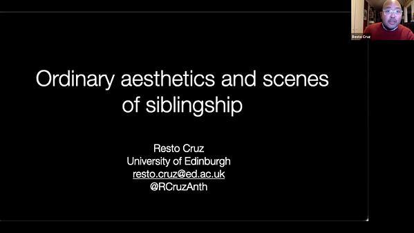 Ordinary aesthetics and scenes of siblingship: reflections from the central Philippines