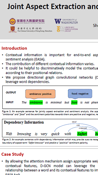 Joint Aspect Extraction and Sentiment Analysis with Directional Graph Convolutional Networks