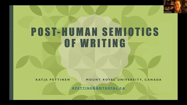 The Post-human Semiotics of Writing