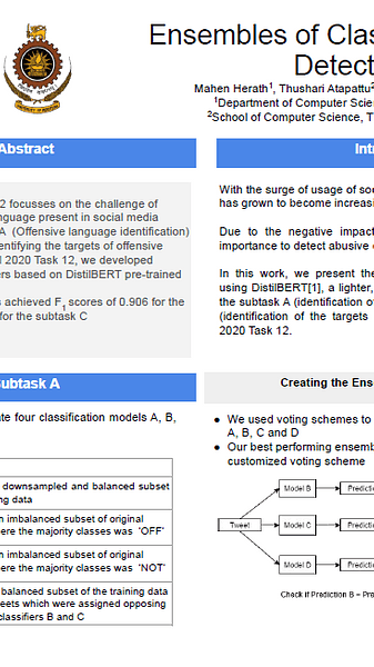 Ensembles of Classifiers for Offensive Language Detection in Social Media