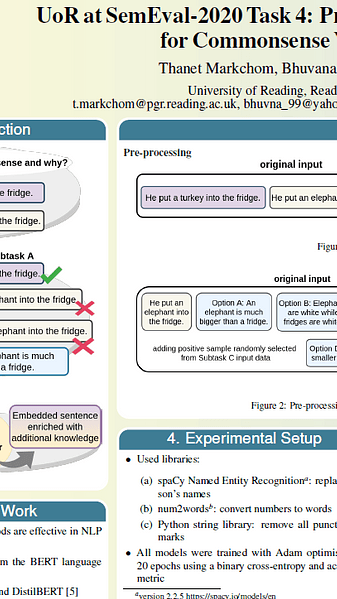 Pre-trained Sentence Transformer Models for Commonsense Validation and Explanation