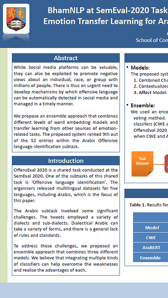 An Ensemble of Different Word Embeddings and Emotion Transfer Learning for Arabic Offensive Language Identification in Social Media