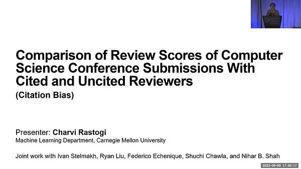 Comparison of Review Scores of Computer Science Conference Submissions With Cited and Uncited Reviewers