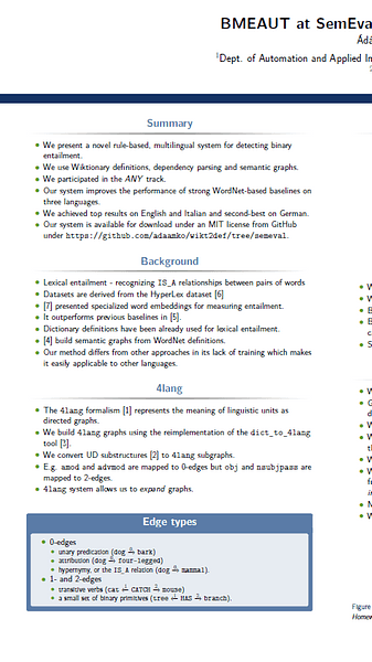 Lexical entailment with semantic graphs