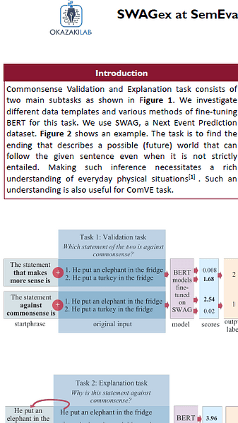 Commonsense Explanation as Next Event Prediction