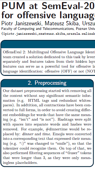 Aggregation of Transformer-based models’ features for offensive language recognition