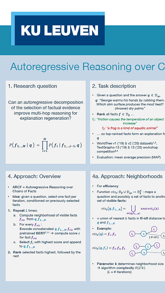 Autoregressive Reasoning over Chains of Facts with Transformers