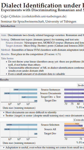 Dialect Identification under Domain Shift: Experiments with Discriminating Romanian and Moldavian