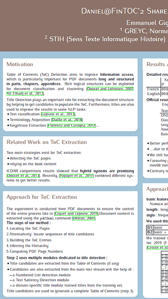 Title Detection and Structure Extraction