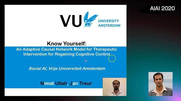 Know Yourself: An Adaptive Causal Network Model for Therapeutic Intervention for Regaining Cognitive Control