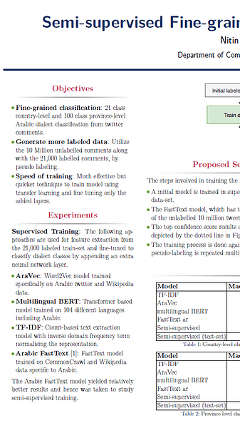 Semi-supervised Fine-grained Approach for Arabic Dialect Detection