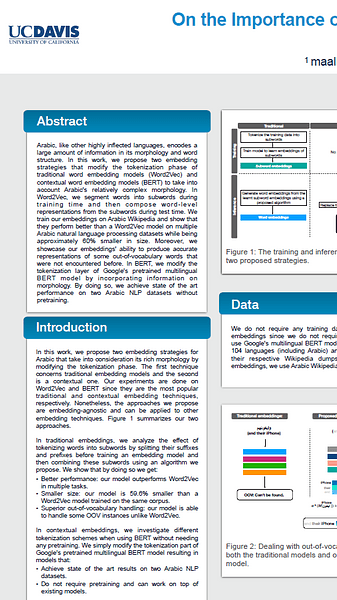 On the Importance of Tokenization in Arabic Embedding Models