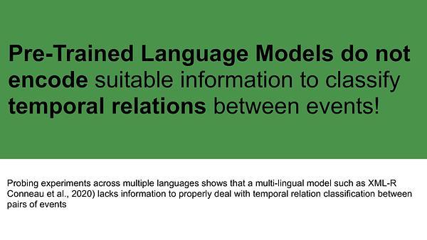 How About Time? Probing a Multilingual Language Model for Temporal Relations