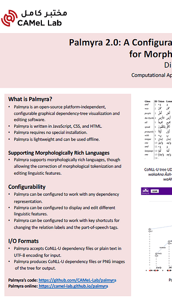 Palmyra 2.0: A Configurable Multilingual Platform Independent Tool for Morphology and Syntax Annotation