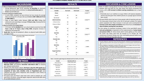 How Has COVID-19 Affected Rates of Musculoskeletal Pain and Digital Media Use in Children?