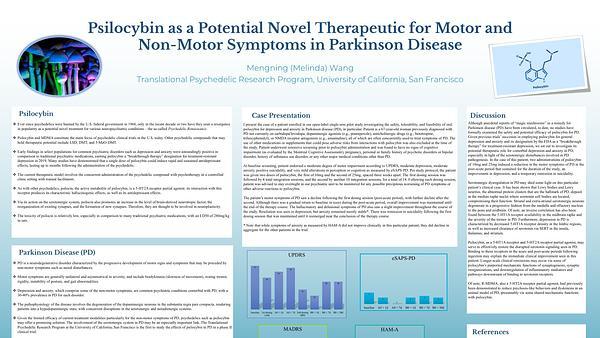 Psilocybin as a Potential Novel Therapeutic for Motor and Non-Motor Symptoms in Parkinson Disease