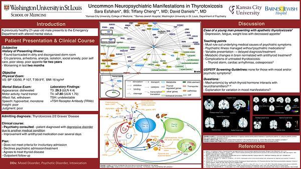 Uncommon Neuropsychiatric Manifestations in Thyrotoxicosis