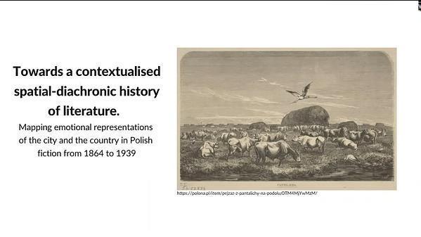 Towards a contextualised spatial-diachronic history of literature: mapping emotional representations of the city and the country in Polish fiction from 1864 to 1939