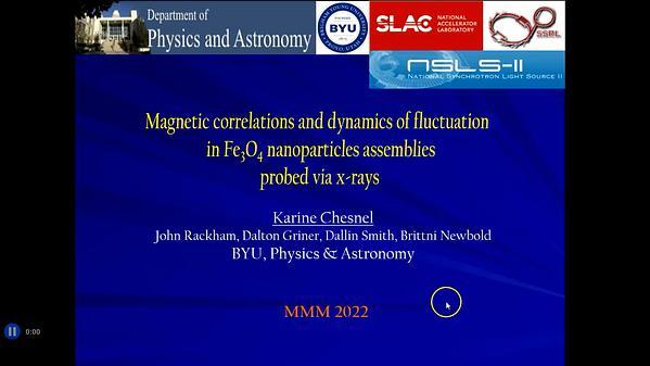Interparticle magnetic correlations and dynamics of fluctuations in assemblies of Fe3O4 nanoparticles