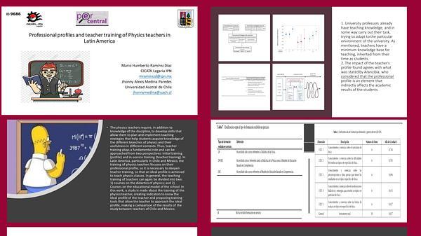 Professional profiles and teacher training of Physics teachers in Latin America